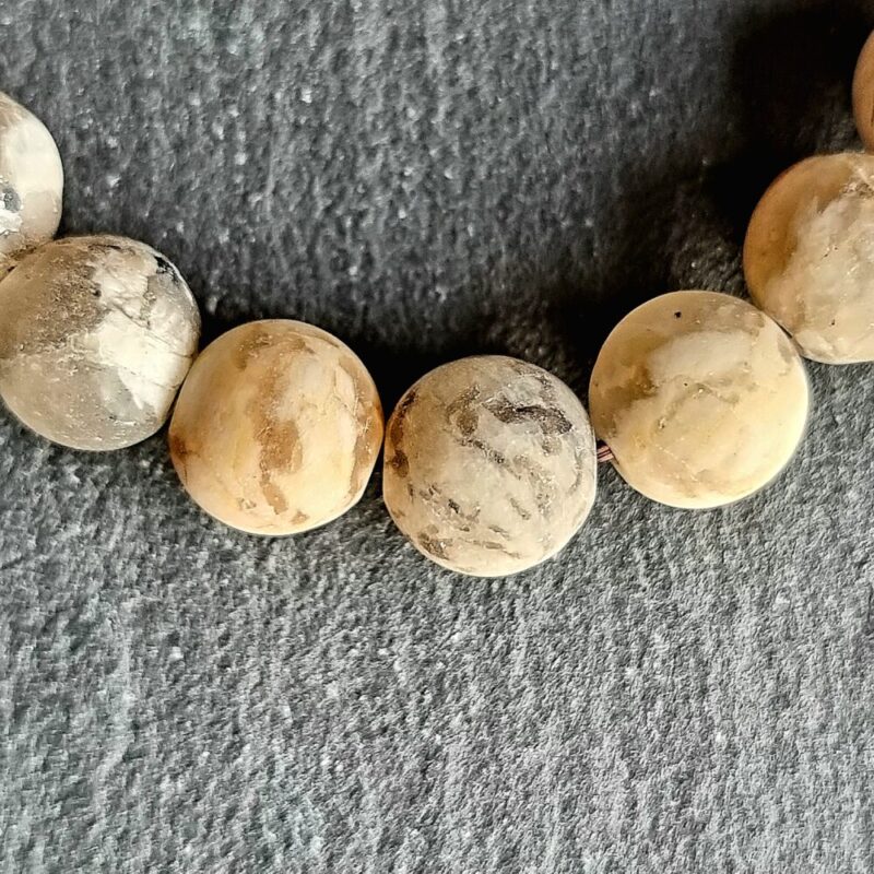 Bracelet Jasper Chrysanthemum matte