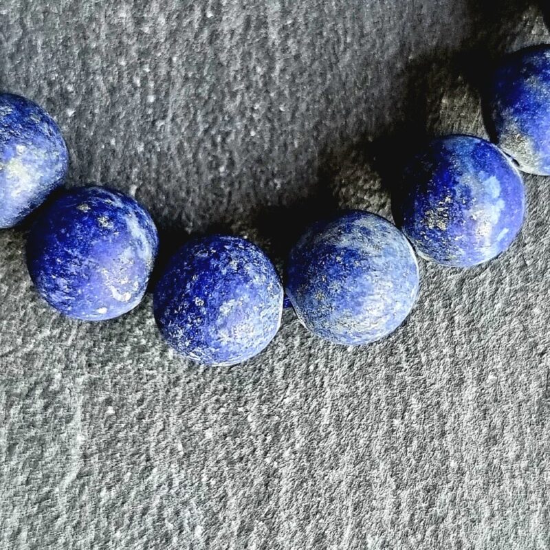 Lapis-Lazuli-Armband matt