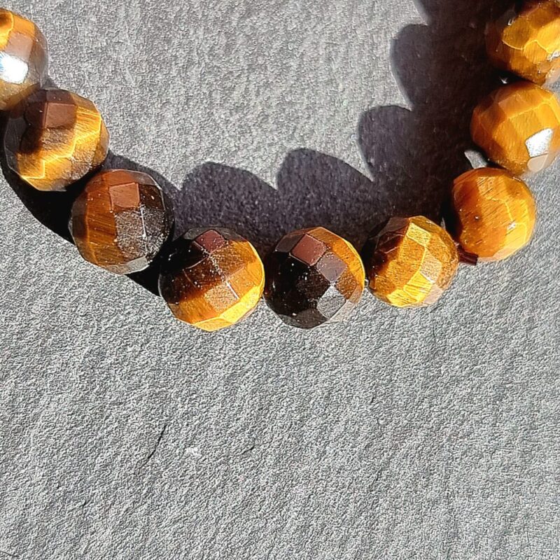 Bracelet Tiger Eye faceted Brilliant