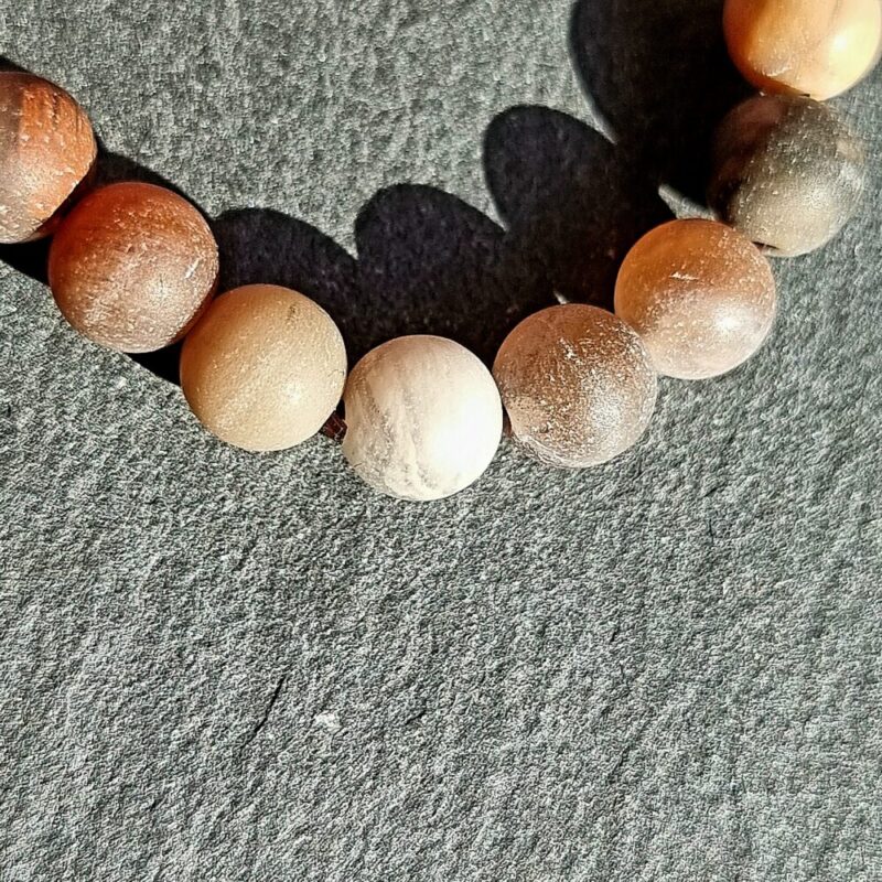 Matte Petrified Wood Bracelet