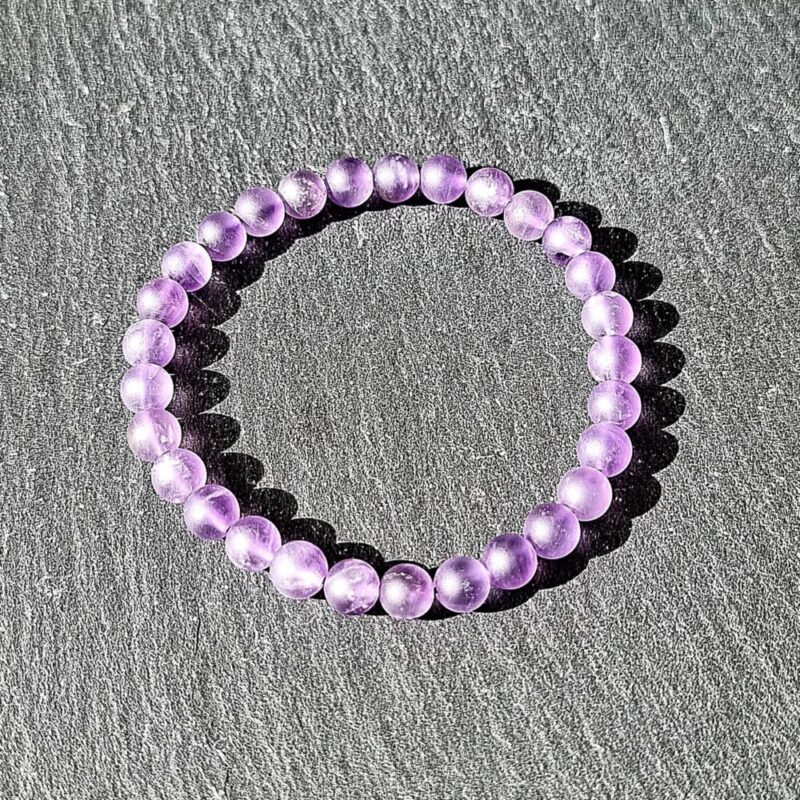 Bracelet Amethyst matt