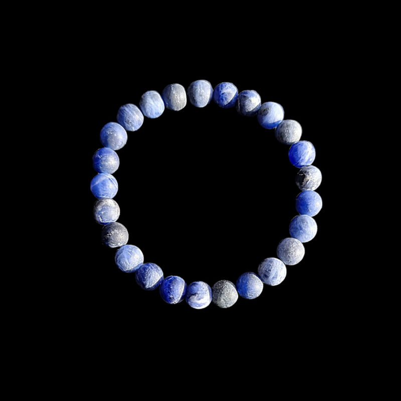 Bracciale in sodalite opaca