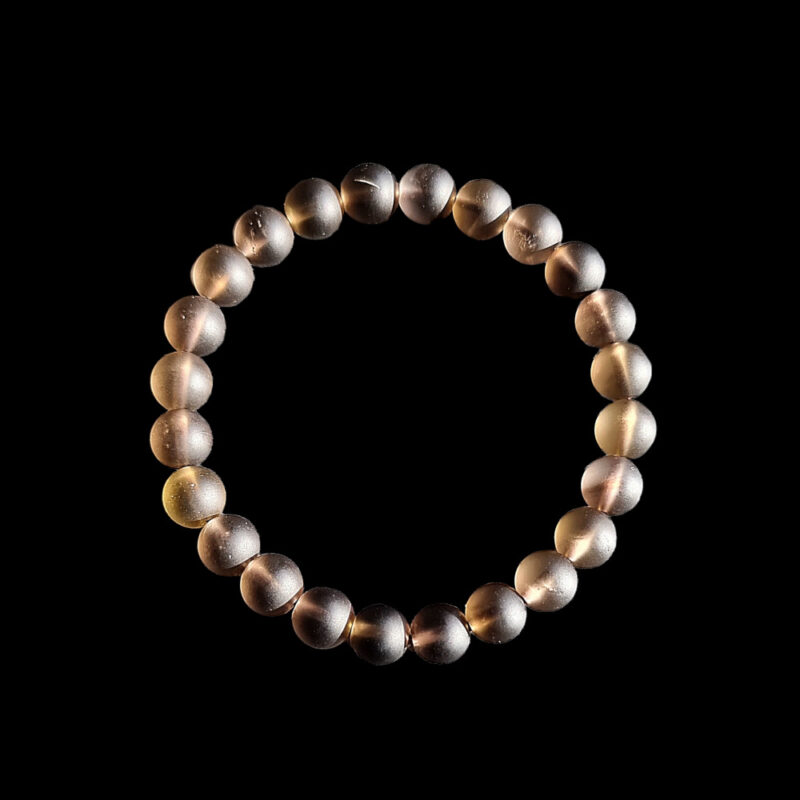 Smoked Quartz matte bracelet