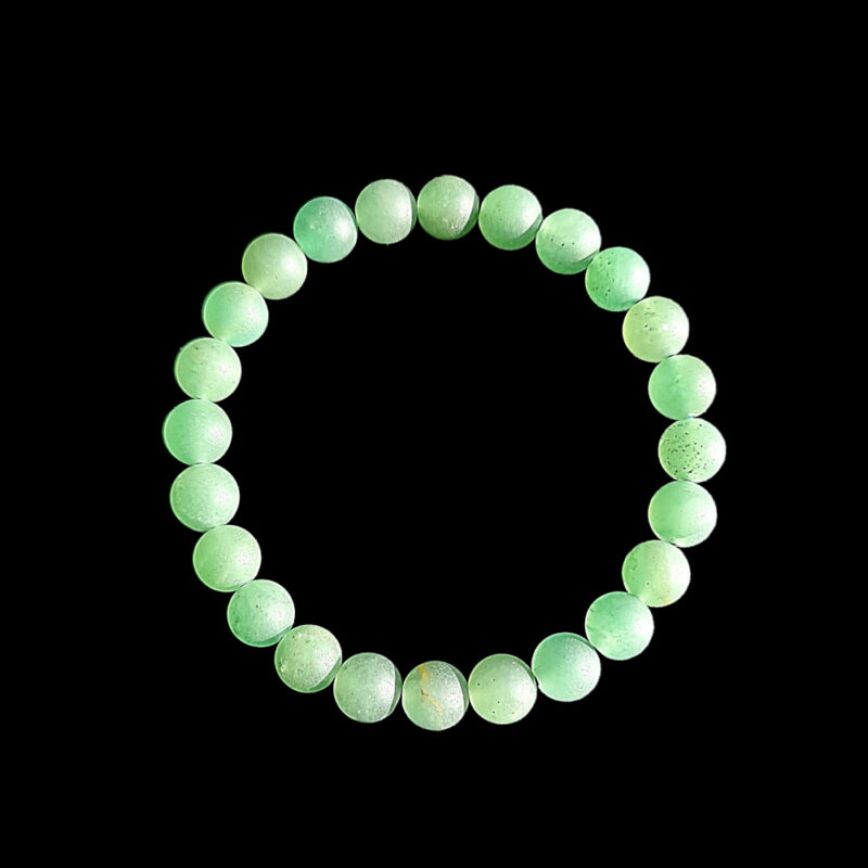 Bracelet Aventurine vert mat