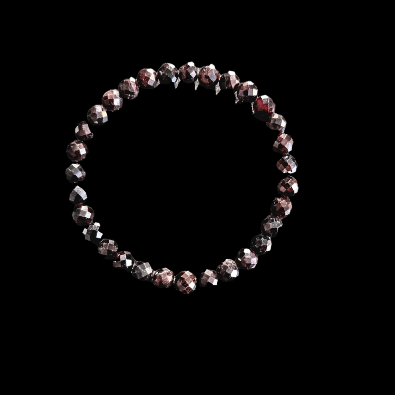 Bracelet Garnet faceted Brilliant