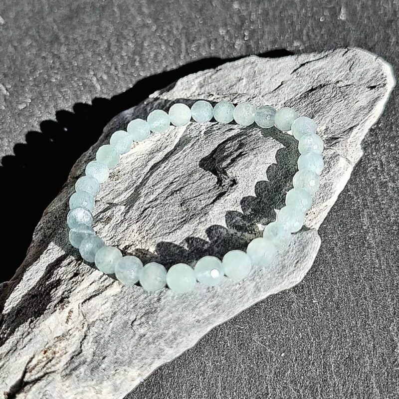 Armband Aquamarin facettiert Brillant