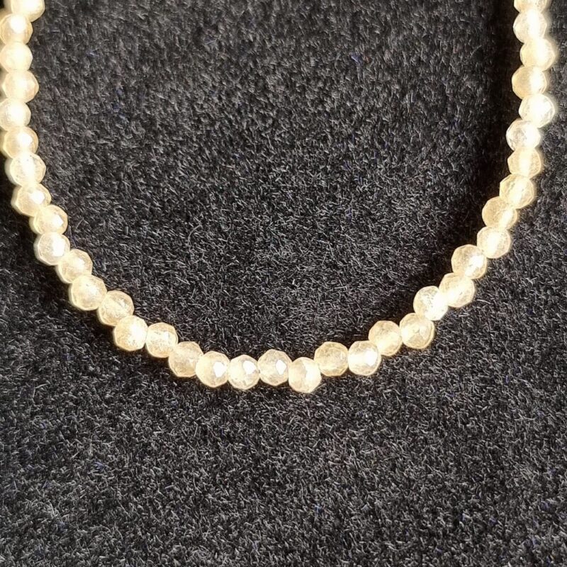 Moonstone necklace with clasp 925