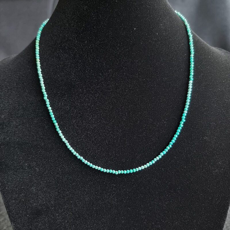 Turquoise necklace with 925 clasp