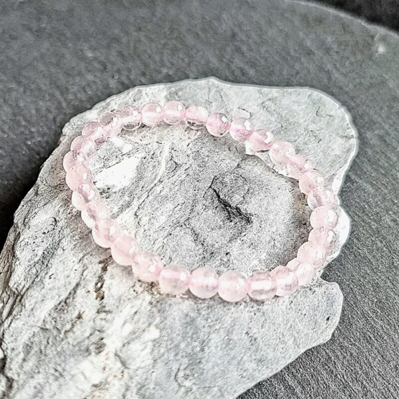 Bracelet Faceted Rose Quartz Brilliant