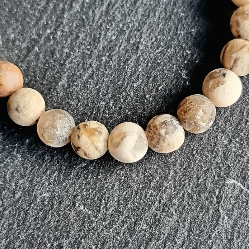 Bracelet Jasper Chrysanthemum matte