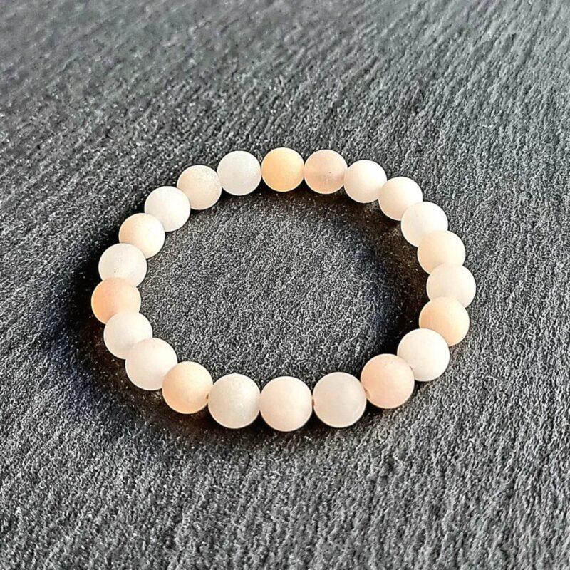 Peach Agate Bracelet