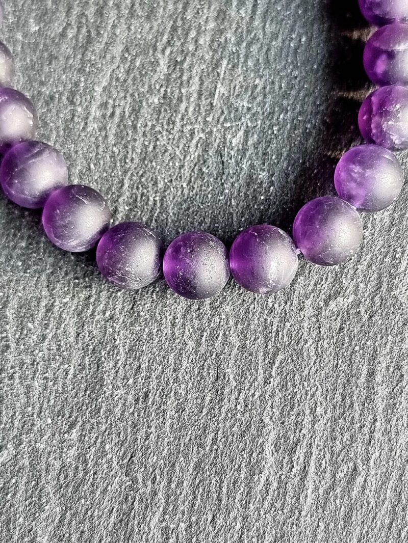 Bracelet Amethyst matt