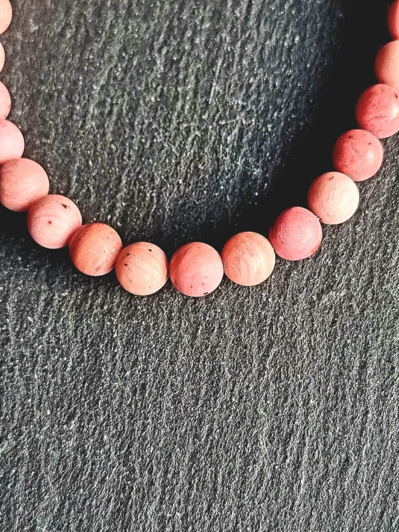 Bracelet Rhodonite matt