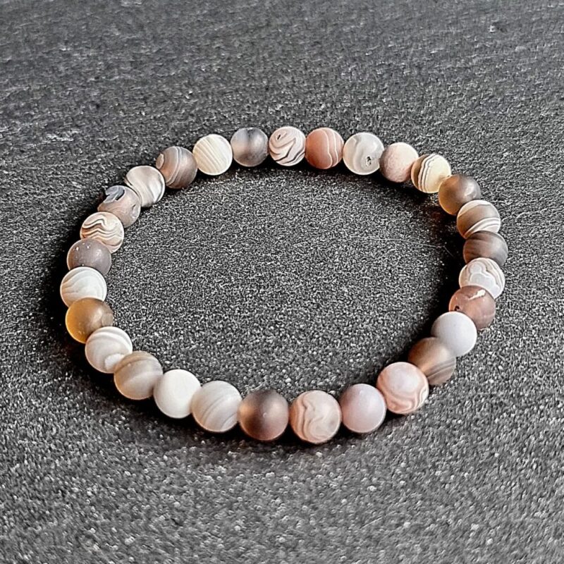 Bracelet Botswana Agate matte