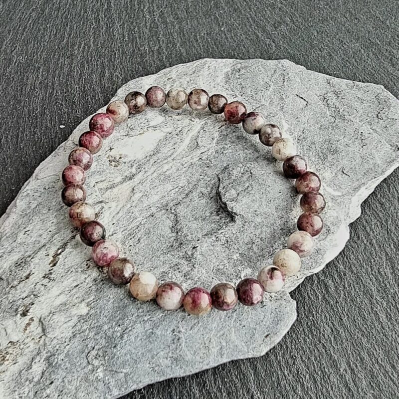 Bright Pink Tourmaline Bracelet