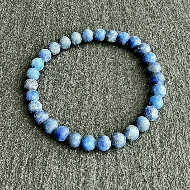 Lapis-Lazuli-Armband matt