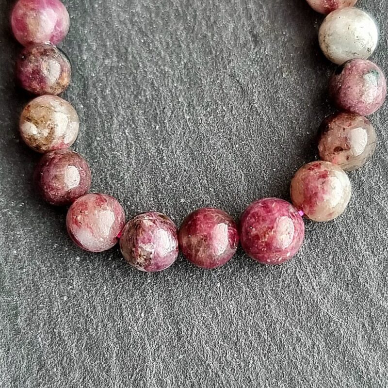 Bright Pink Tourmaline Bracelet