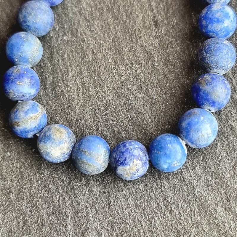 Lapis-Lazuli-Armband matt