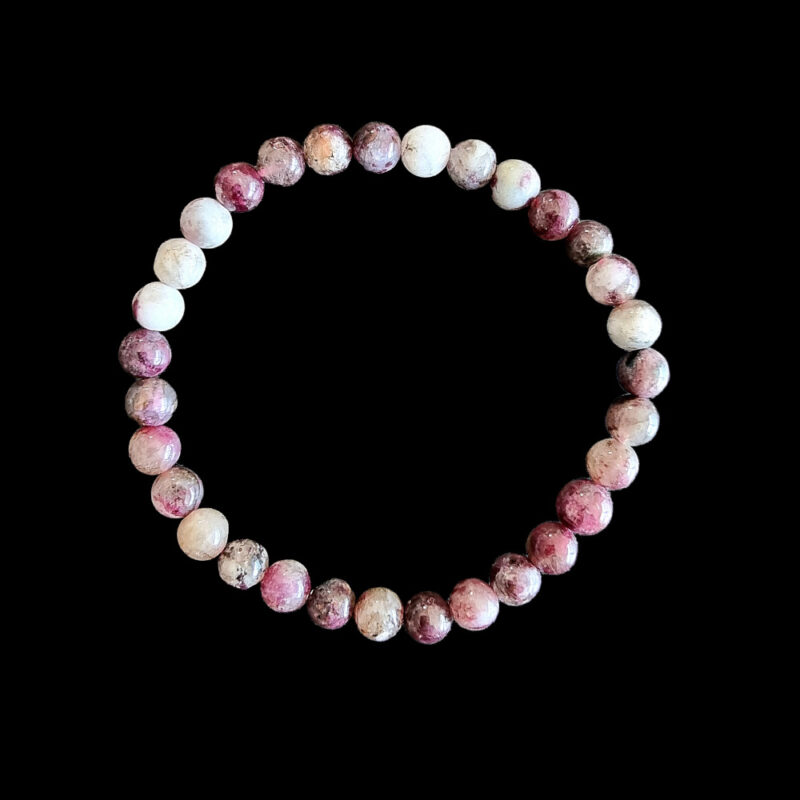 Bright Pink Tourmaline Bracelet