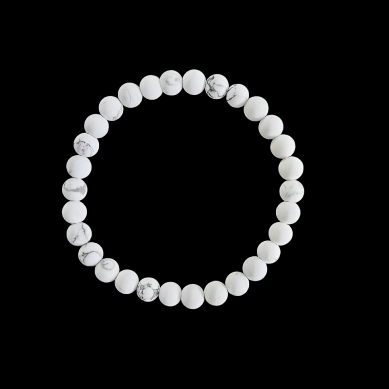 Bracelet Howlite mat