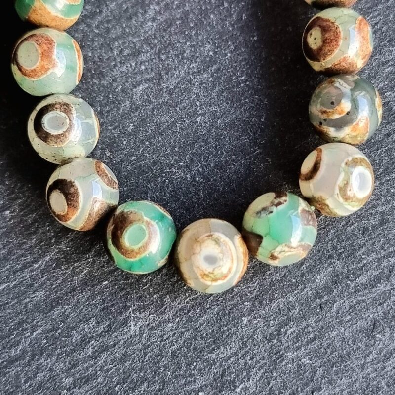 Bracciale di agata africana verde