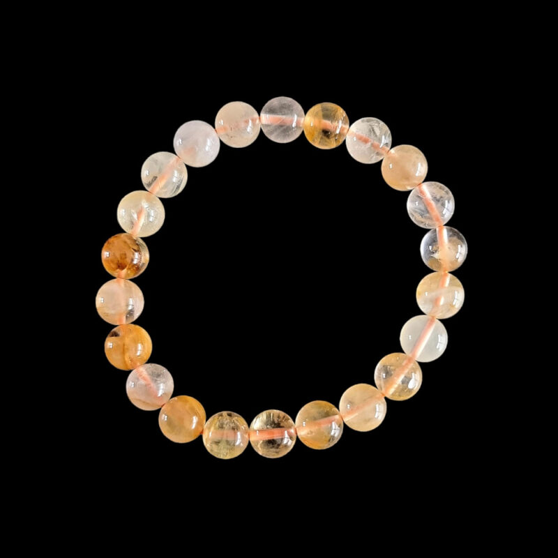 Bracelet Yellow Hematoid Quartz Brilliant