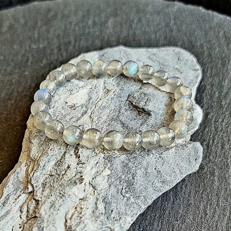 Bracciale in labradorite brillante