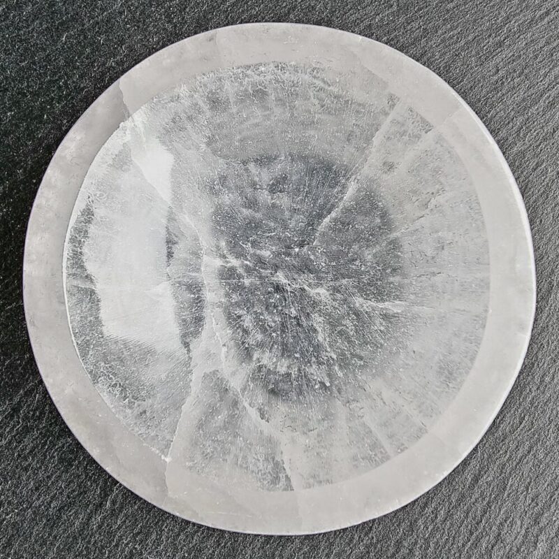 Ciotola rotonda in selenite