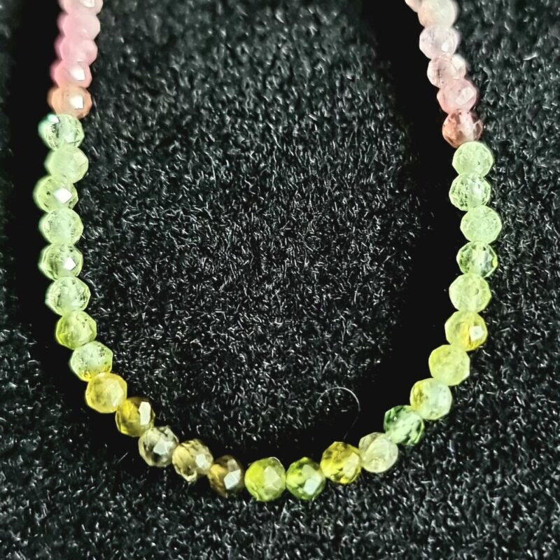 Tourmaline Mix necklace with 925 clasp