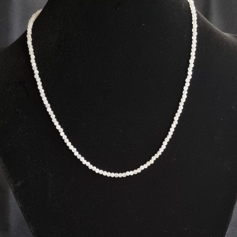 Moonstone necklace with clasp 925