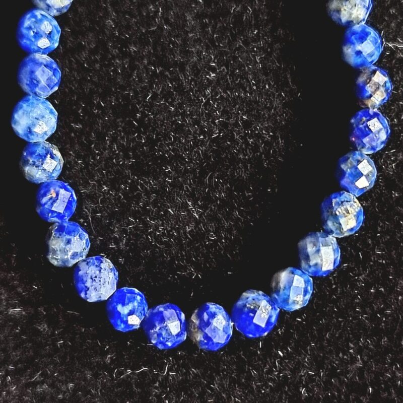 Bracelet Lapis-Lazuli avec fermoir 925