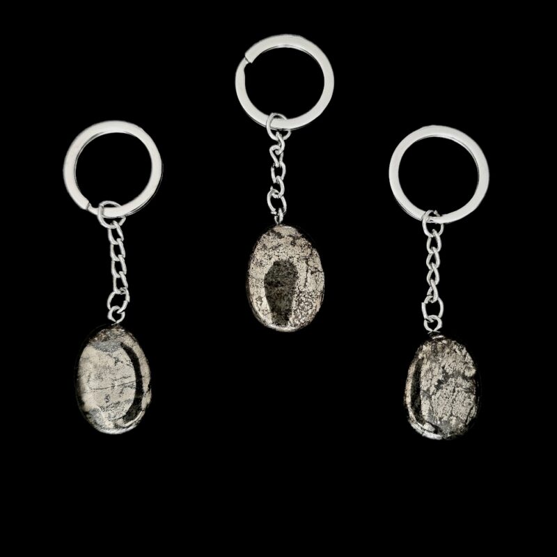 Pyrite key ring