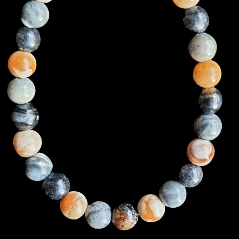 Ocean Jasper bracelet with 925 clasp