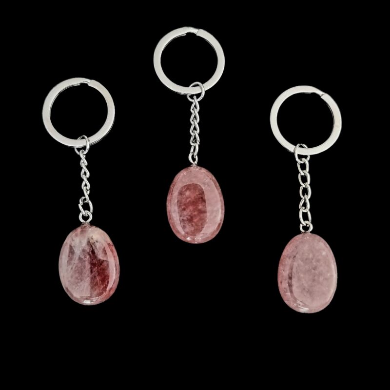 Aventurine Red key ring