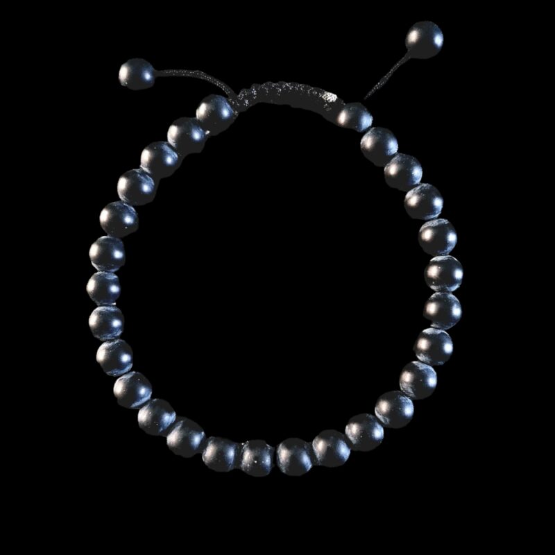 Bracelet Onyx mat réglable